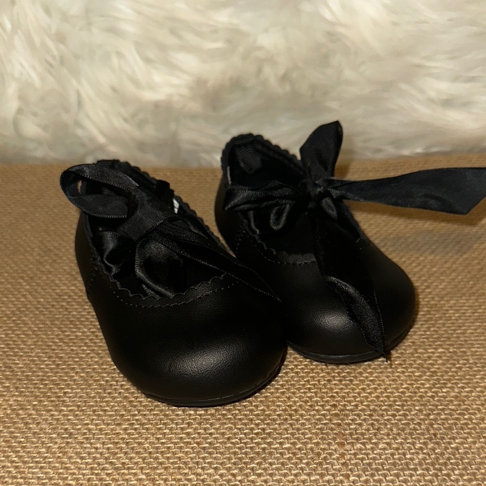 Black Kids Ballet Flats